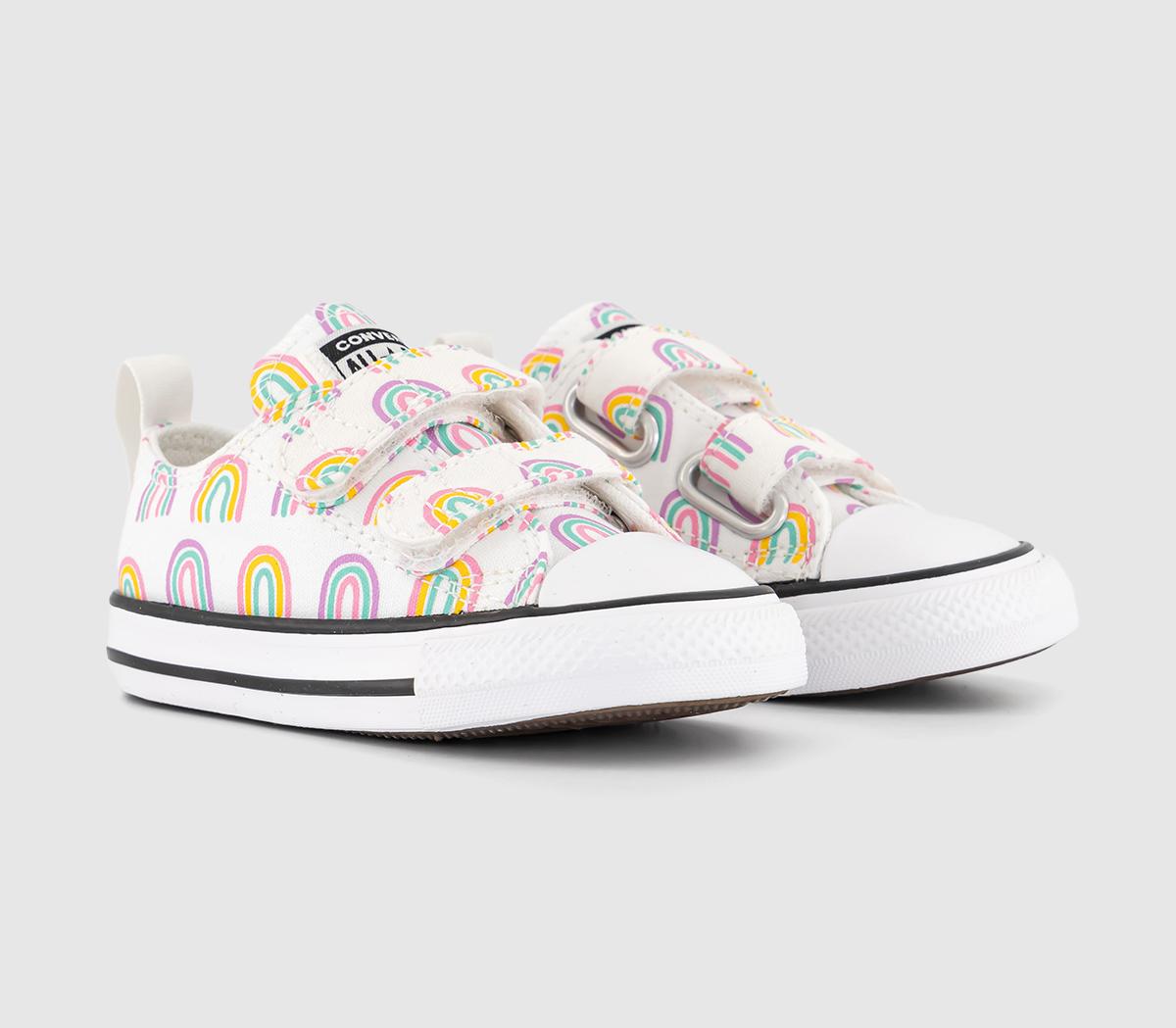 ConverseAll Star 2vlace Infant TrainersWhite Grape Fizz Amarillo