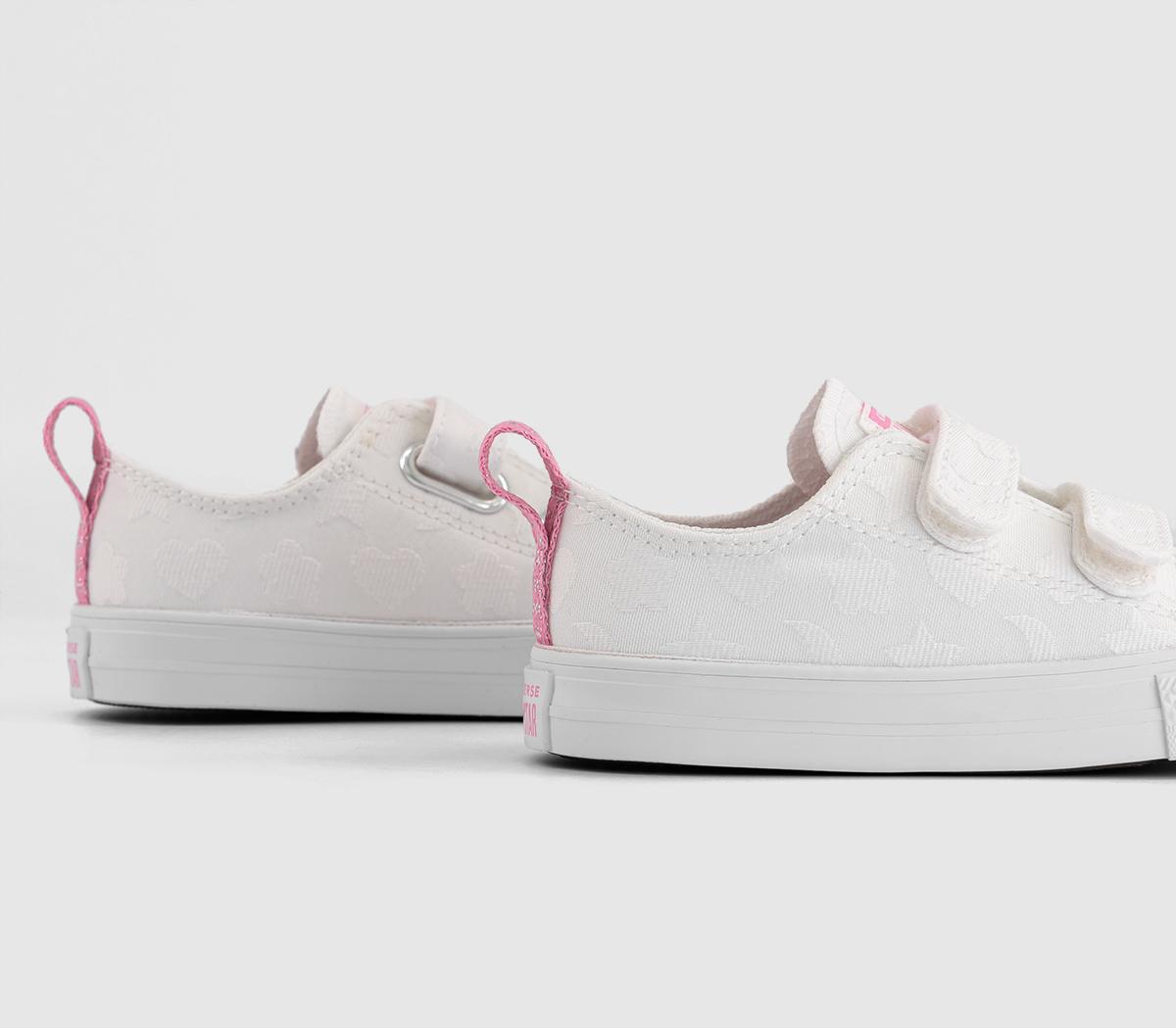 ConverseAll Star 2vlace Trainers ConverseAll Star 2vlace TrainersWhite Oops Pink White
