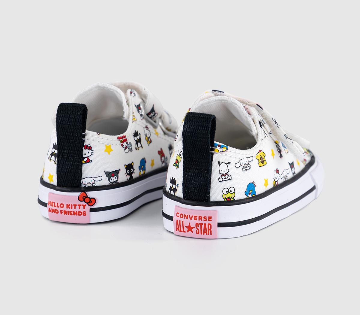ConverseConverse x Hello Kitty All Star Infant 2vlace TrainersHello Kitty White Black White