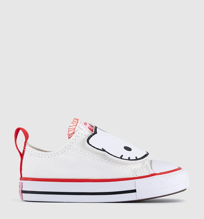 Converse Converse x Hello Kitty Infant All Star 2vlace Trainers Hello Kitty Face White Black