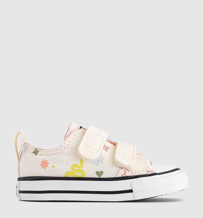 Converse All Star 2vlace Trainers Egret Ok Bloomer White