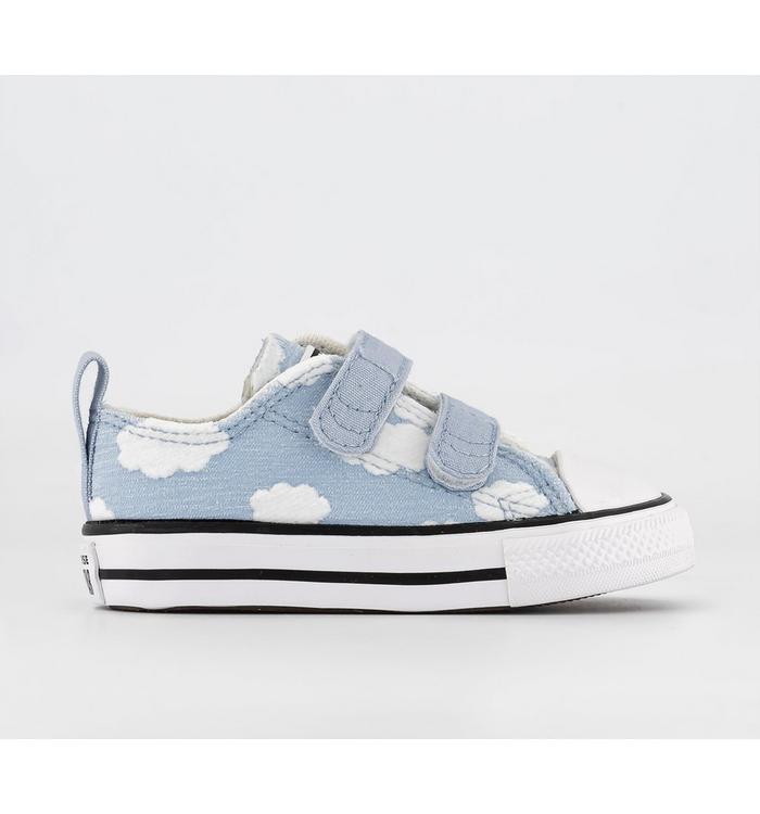 converse all star 2vlace trainers light armory blue cloud