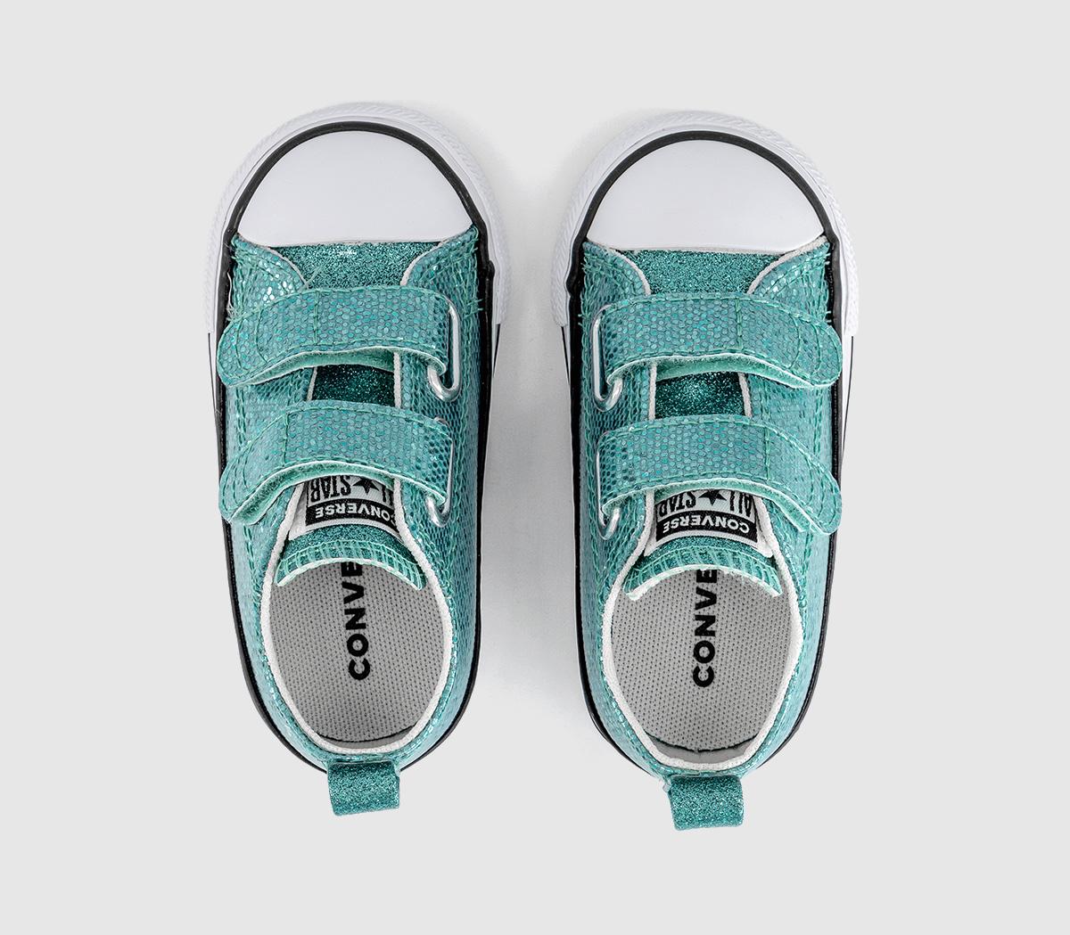 ConverseAll Star 2VLace TrainersAqua Mirage White Black