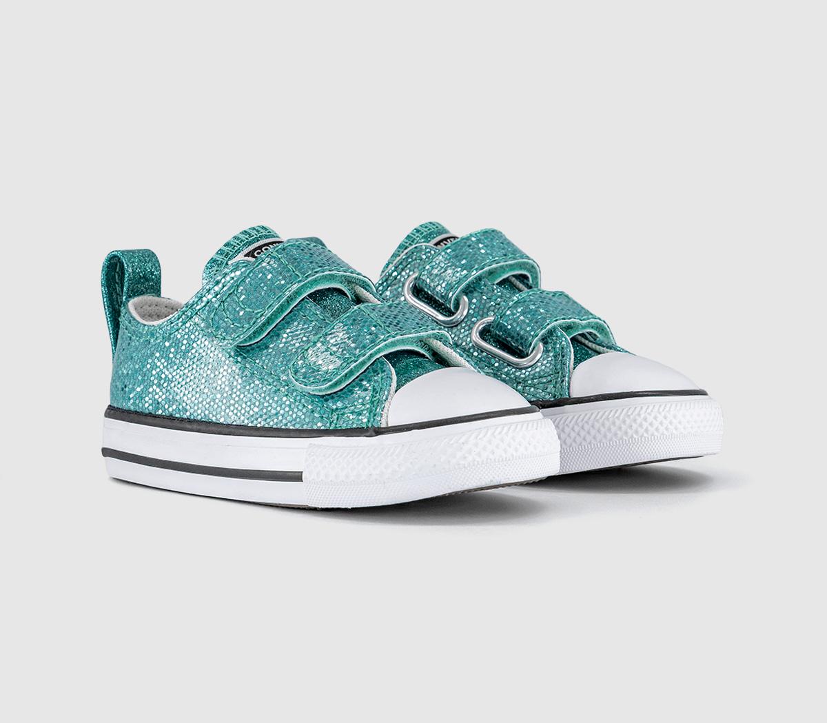 ConverseAll Star 2VLace TrainersAqua Mirage White Black