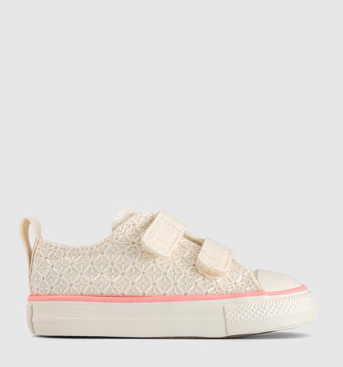 Converse All Star 2vlace Trainers Crochet Egretall Heategret