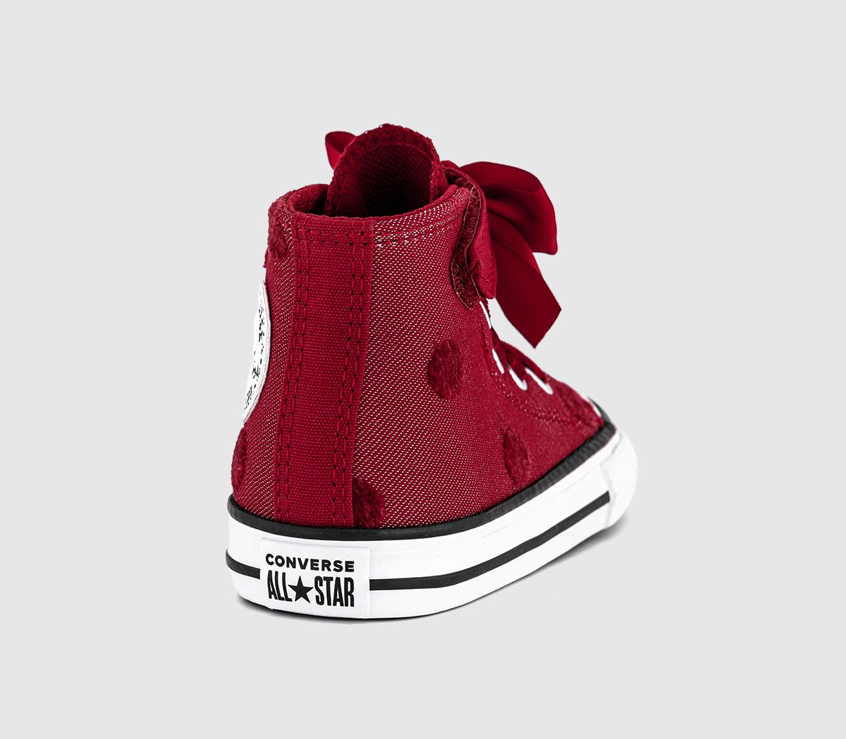 ConverseAll Star 2vlace Infant TrainersRed Bow White