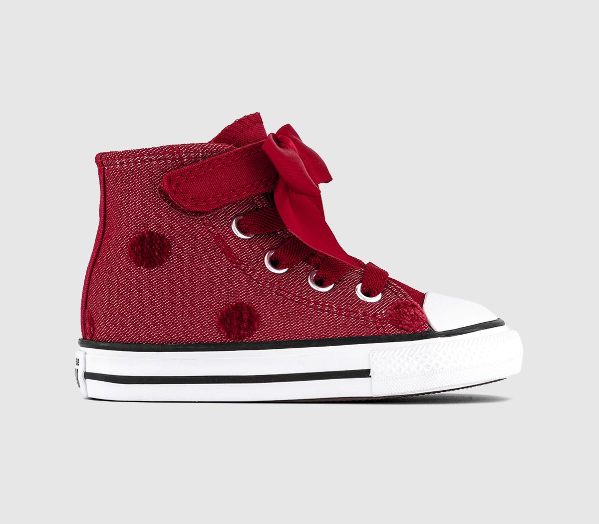 ConverseAll Star 2vlace Infant TrainersRed Bow White