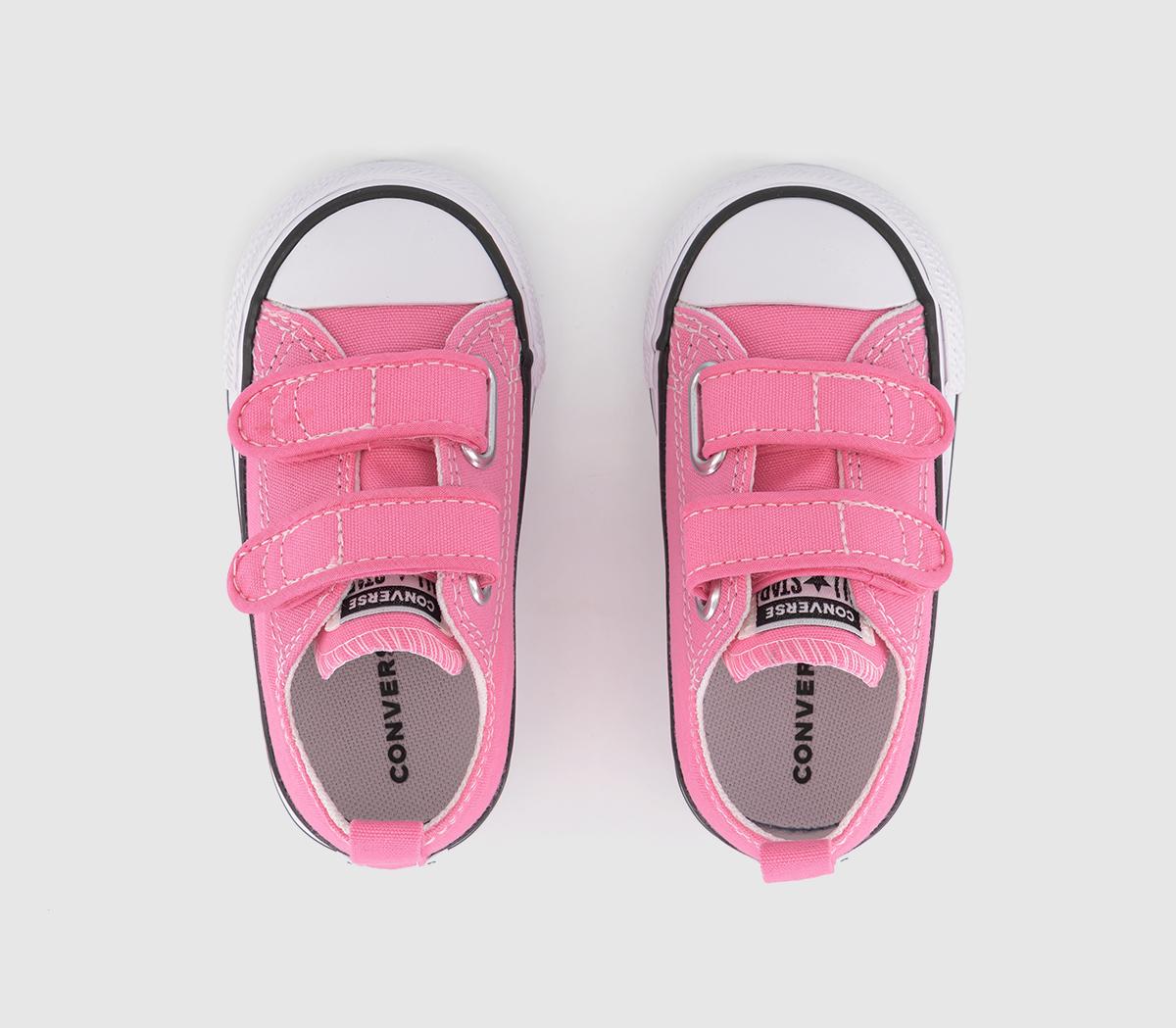 Converse All Star 2vlace Infant Trainers Converse All Star 2vlace Infant Trainers Pink Canvas