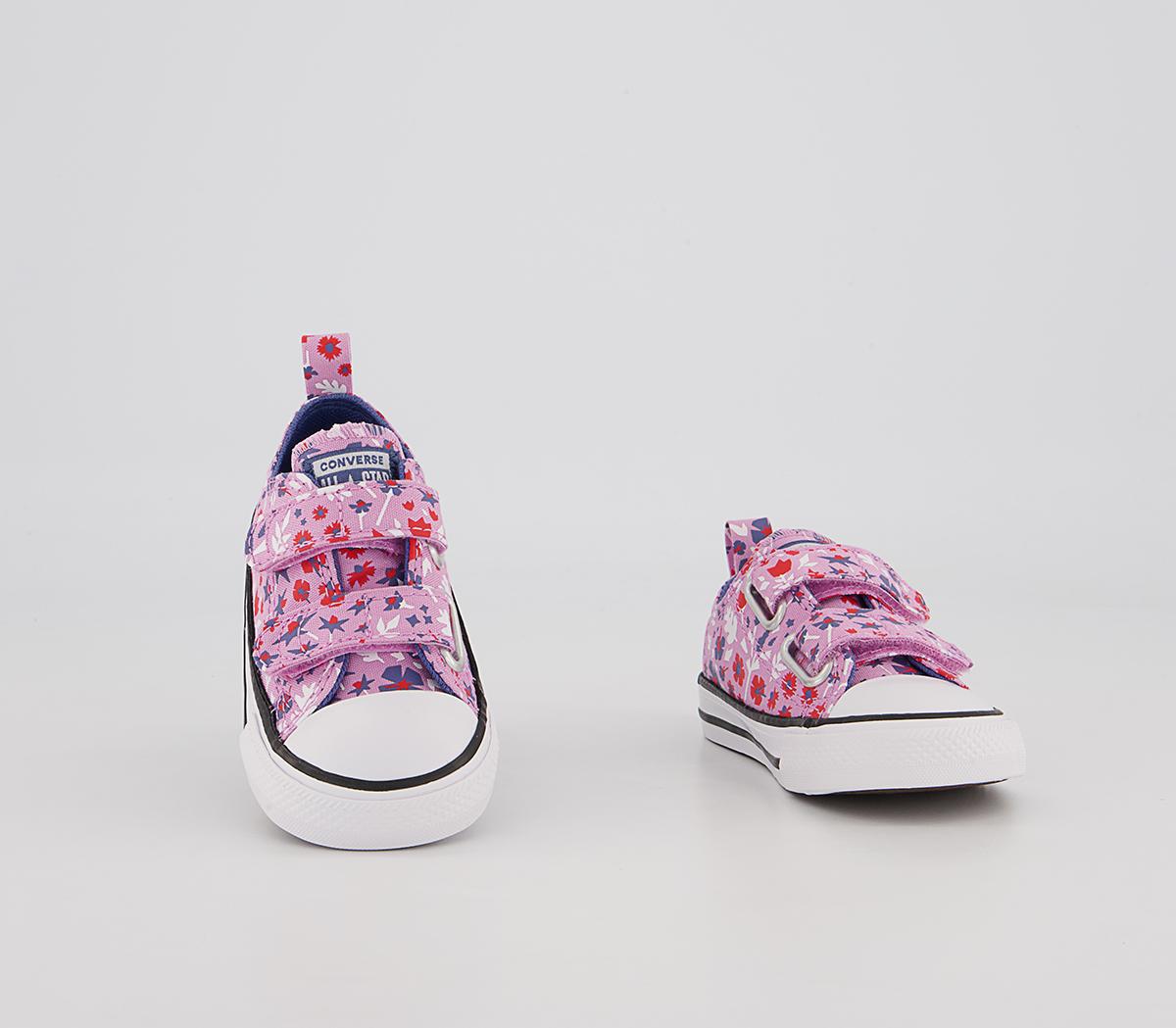 Converse All Star 2vlace Trainers Converse All Star 2vlace Trainers Beyond Pink Washed Indigo Floral