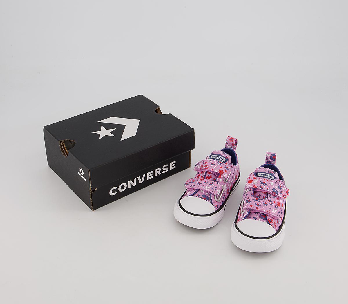 Converse All Star 2vlace Trainers Converse All Star 2vlace Trainers Beyond Pink Washed Indigo Floral