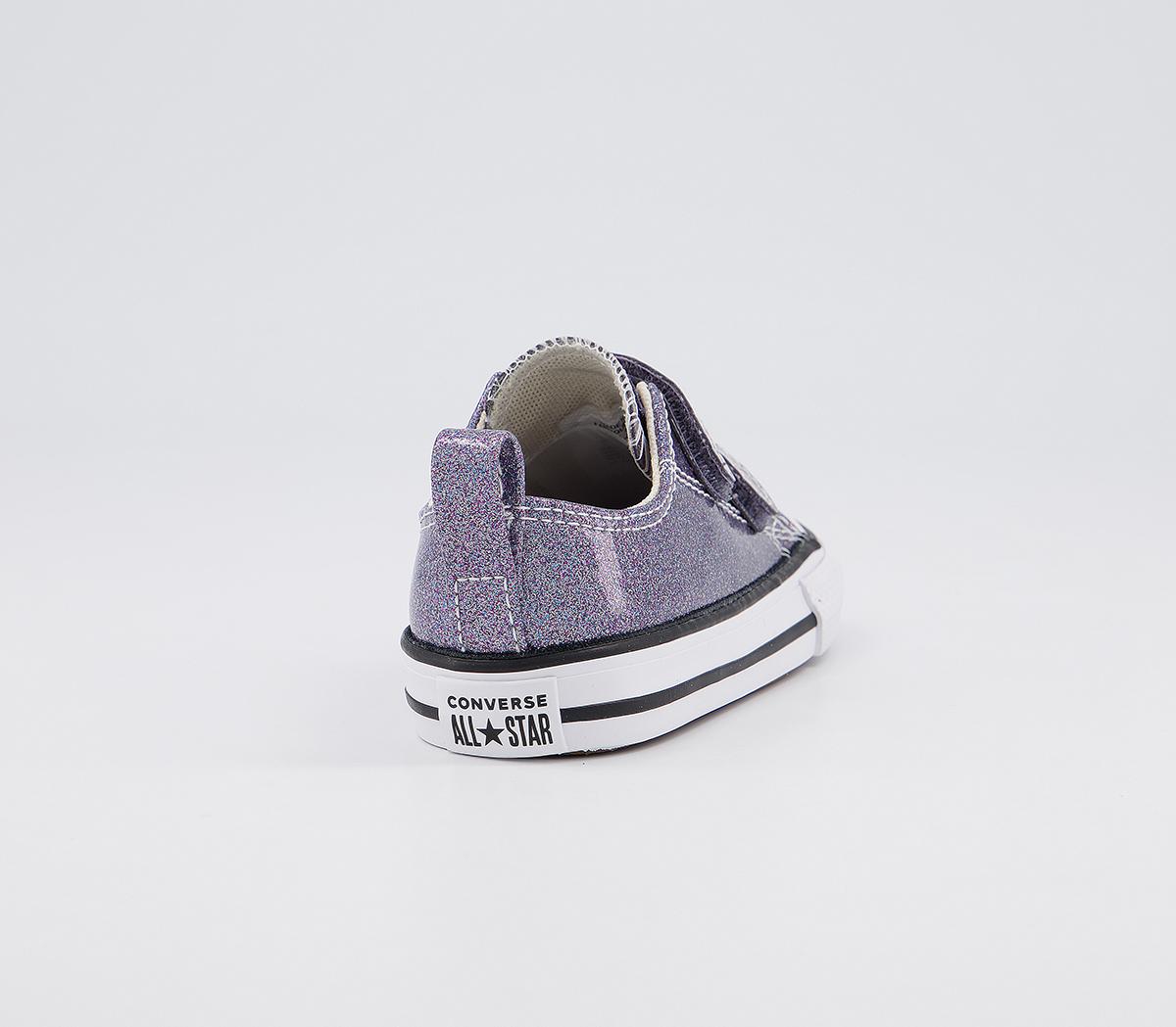 Converse All Star 2vlace Trainers Converse All Star 2vlace Trainers Thunder Glitter