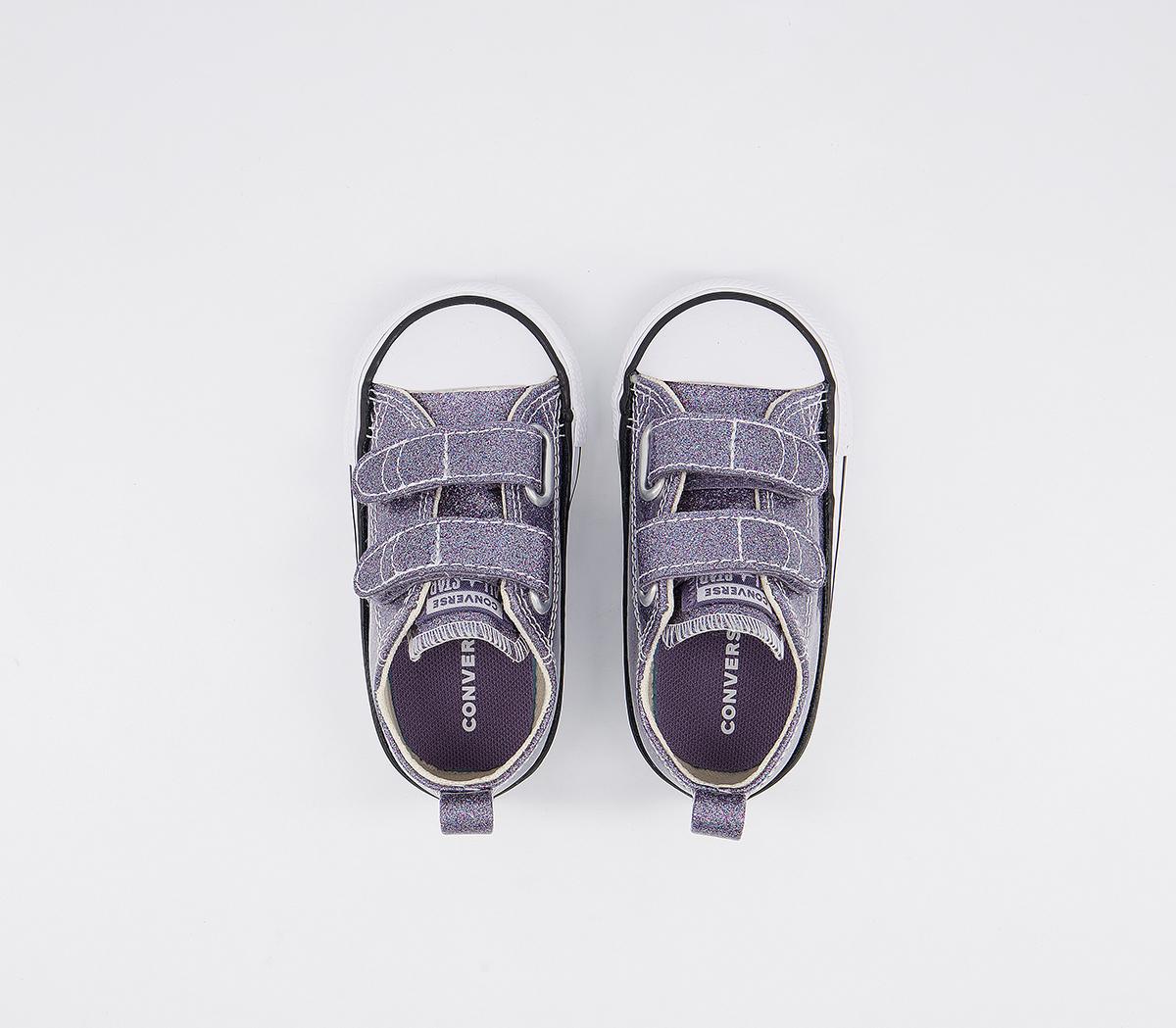 Converse All Star 2vlace Trainers Converse All Star 2vlace Trainers Thunder Glitter