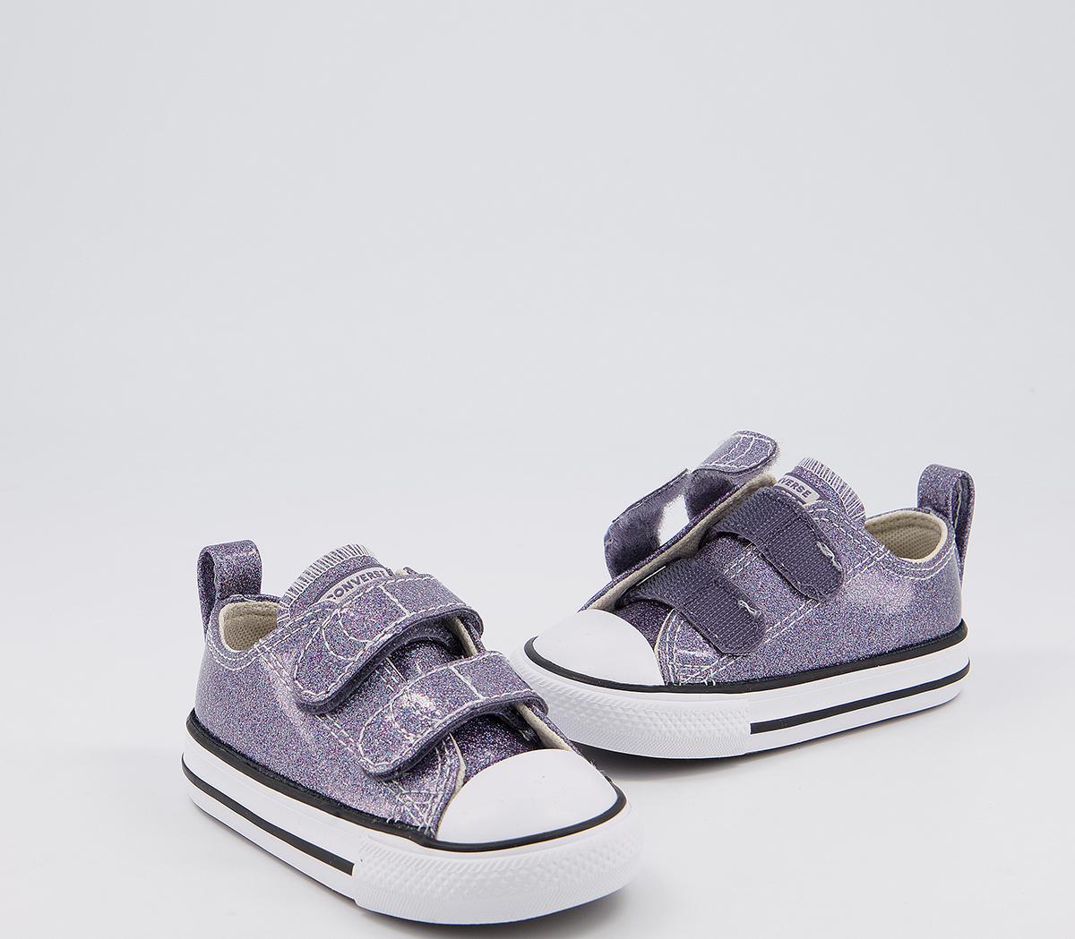Converse All Star 2vlace Trainers Converse All Star 2vlace Trainers Thunder Glitter