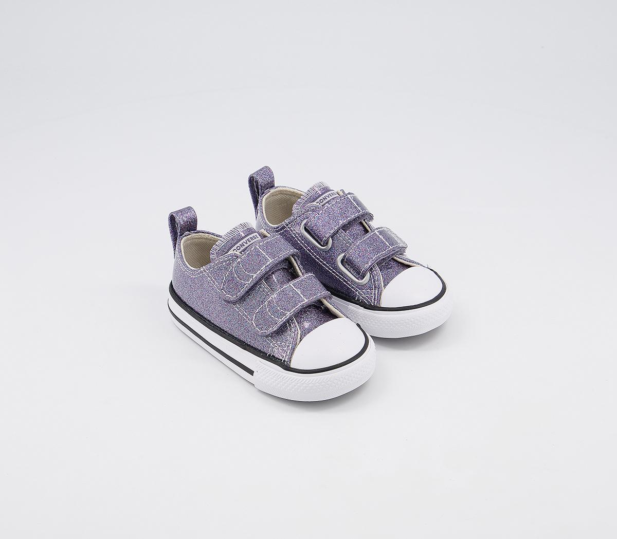 Converse All Star 2vlace Trainers Converse All Star 2vlace Trainers Thunder Glitter