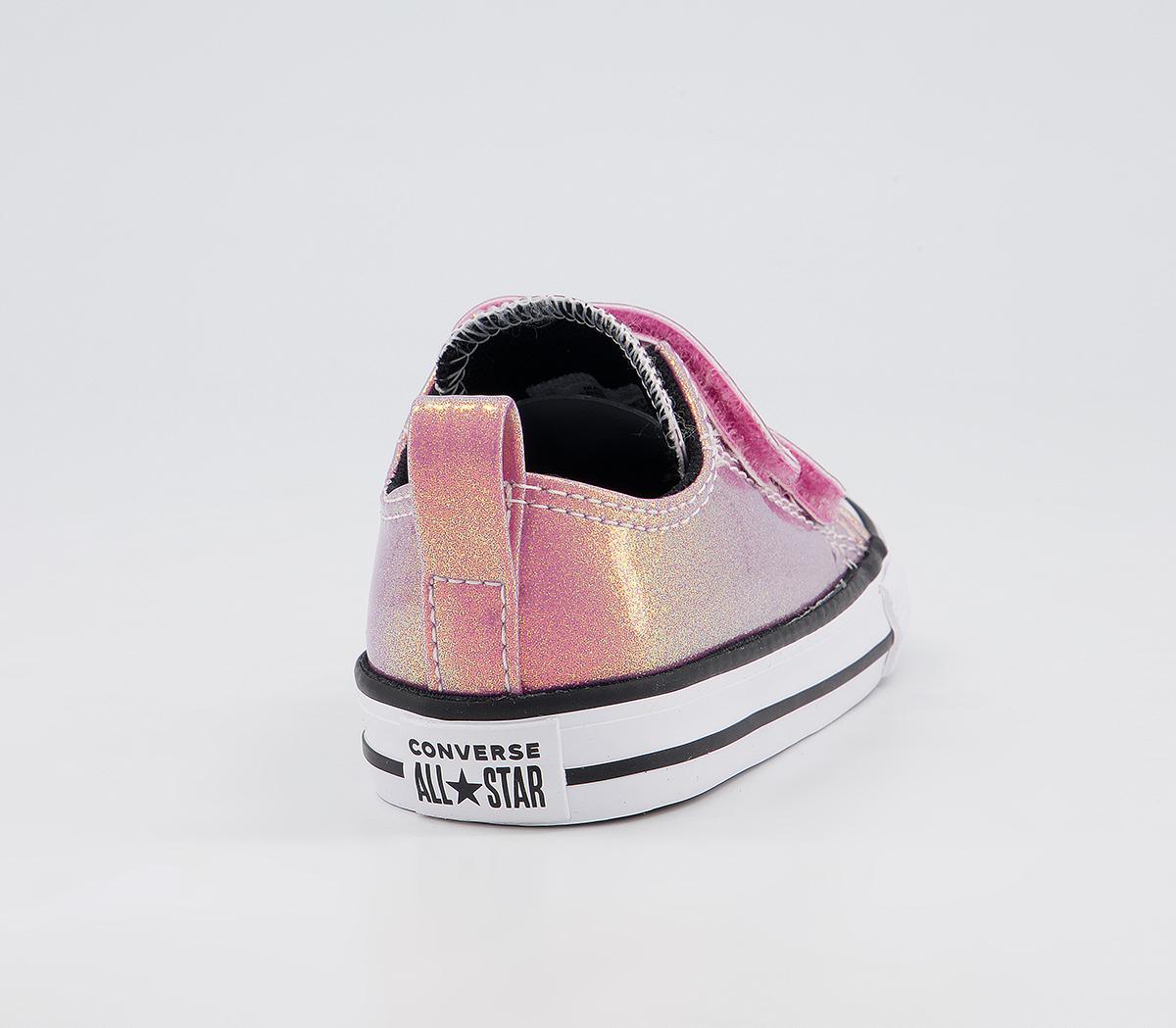 Converse All Star 2vlace Trainers Converse All Star 2vlace Trainers Magic Flamingo Black White