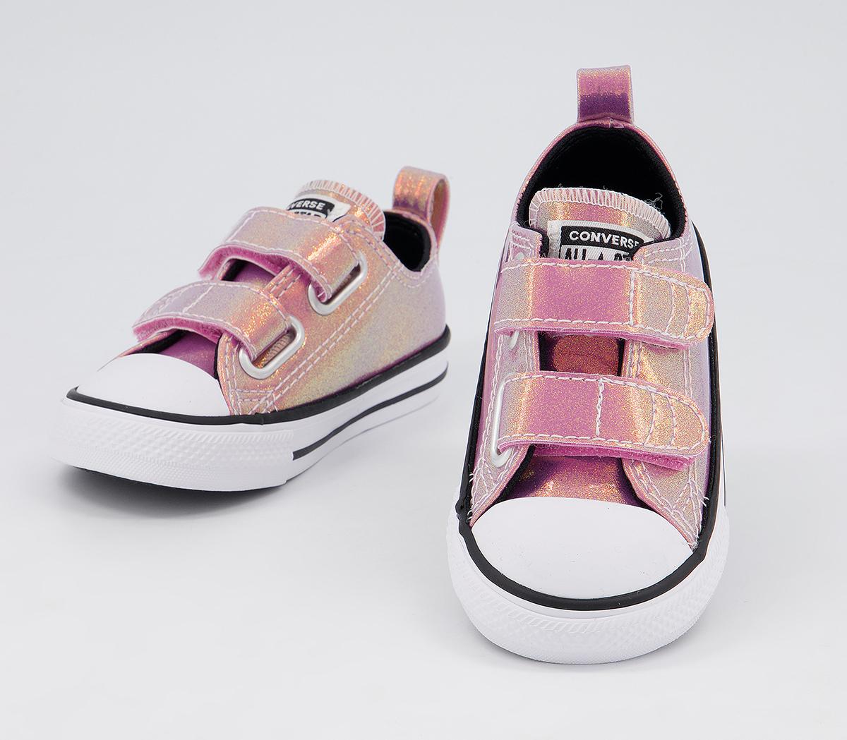 Converse All Star 2vlace Trainers Converse All Star 2vlace Trainers Magic Flamingo Black White