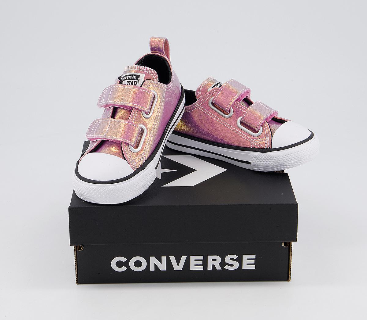 Converse All Star 2vlace Trainers Converse All Star 2vlace Trainers Magic Flamingo Black White