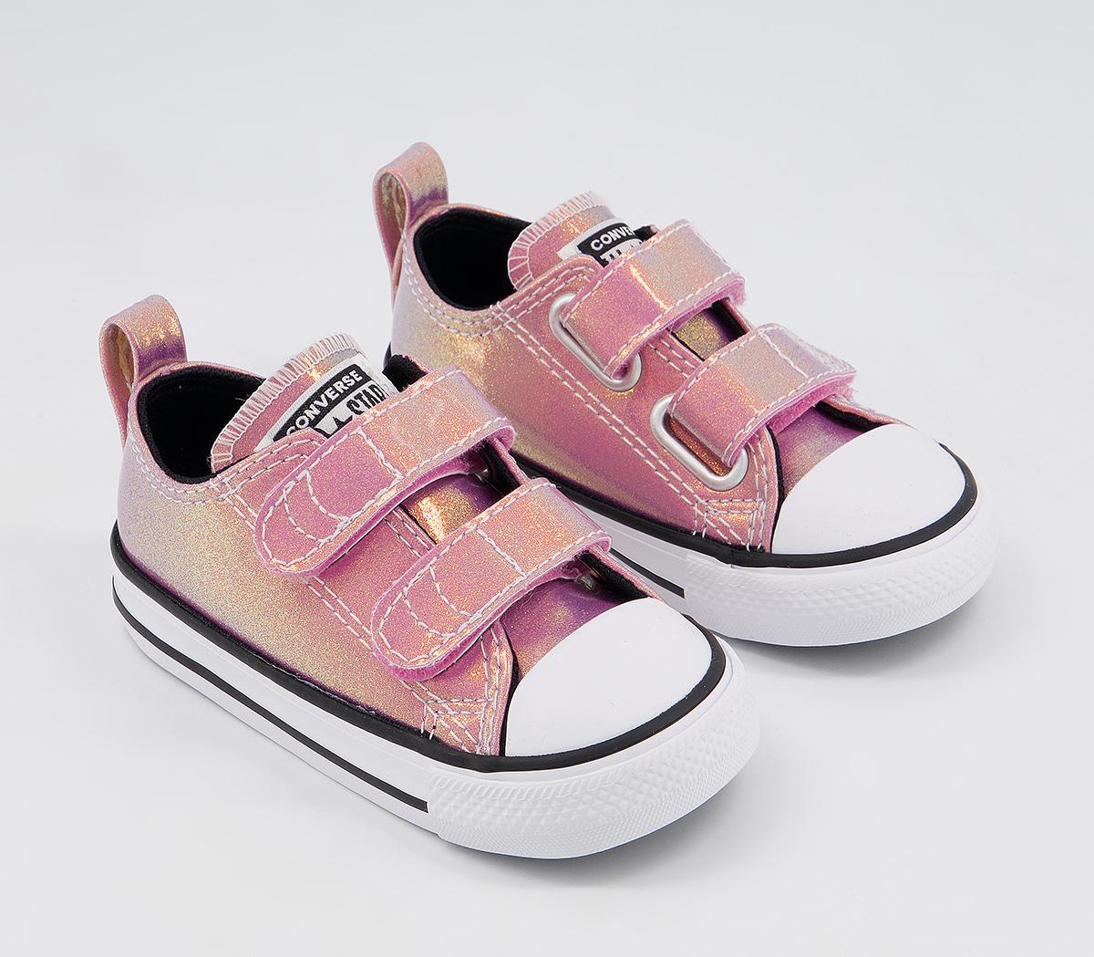 Converse All Star 2vlace Trainers Converse All Star 2vlace Trainers Magic Flamingo Black White