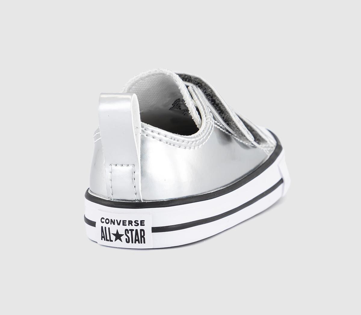 ConverseAll Star 2Vlace Trainers ConverseAll Star 2Vlace TrainersSilver White Silver
