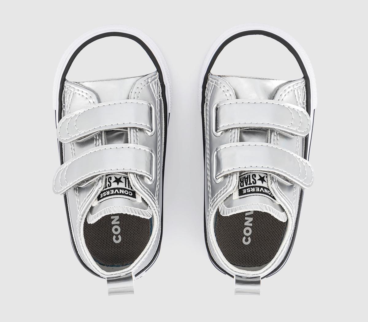 ConverseAll Star 2Vlace Trainers ConverseAll Star 2Vlace TrainersSilver White Silver