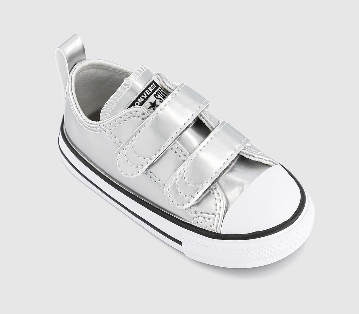 ConverseAll Star 2Vlace Trainers ConverseAll Star 2Vlace TrainersSilver White Silver