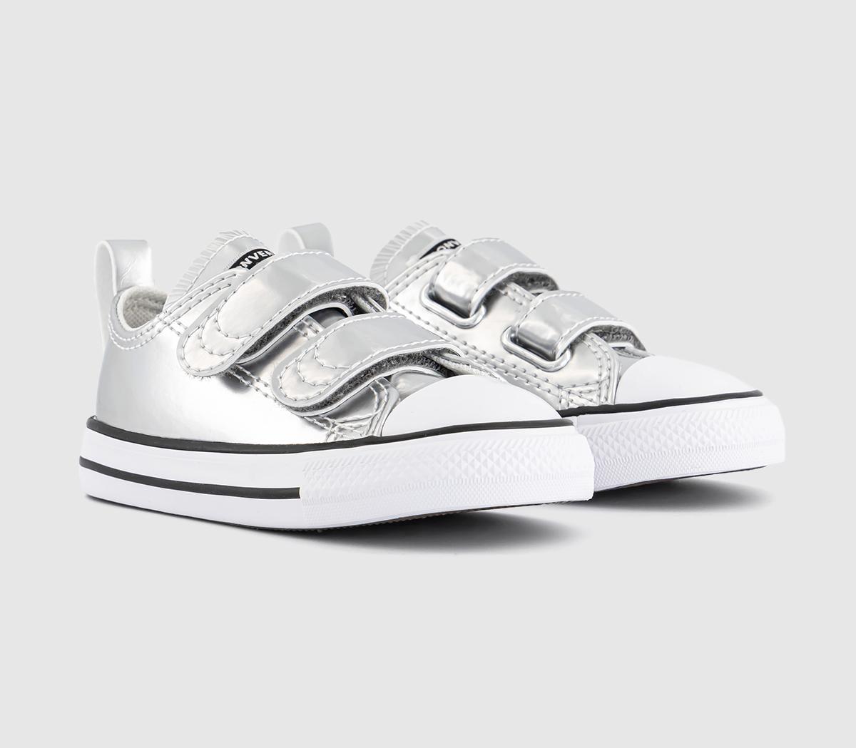 ConverseAll Star 2Vlace Trainers ConverseAll Star 2Vlace TrainersSilver White Silver