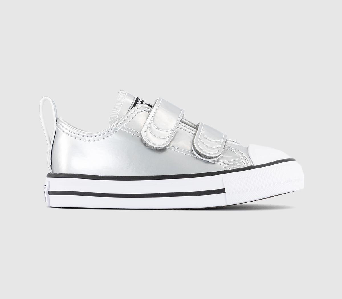 ConverseAll Star 2Vlace Trainers ConverseAll Star 2Vlace TrainersSilver White Silver