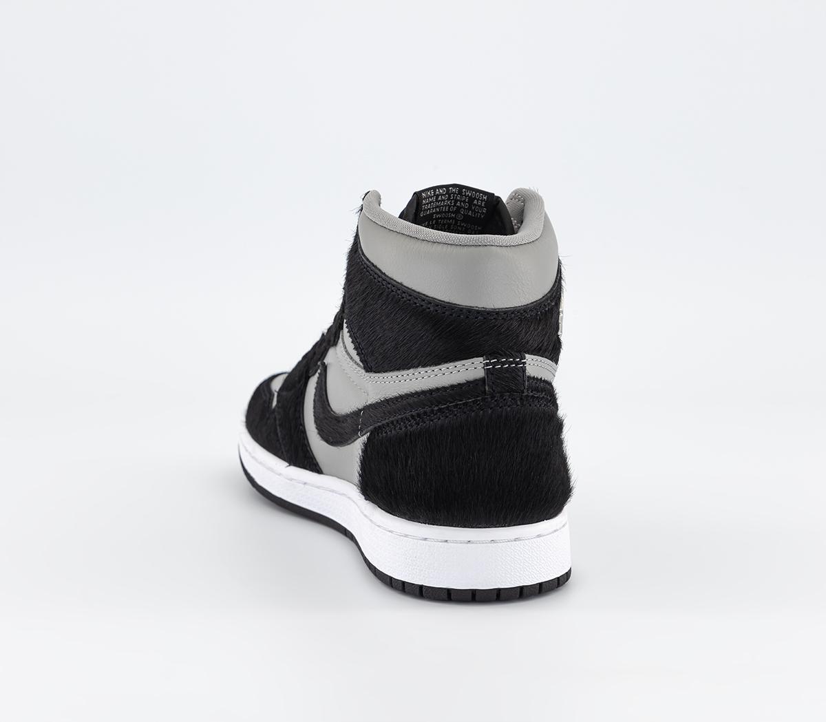 JordanAir Jordan 1 Retro Hi TrainersMedium Grey Black White