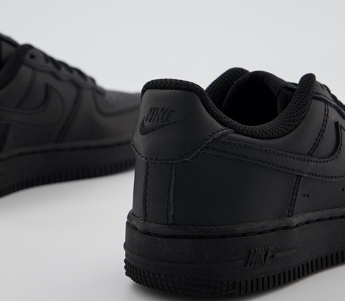 air force 1 trainers black