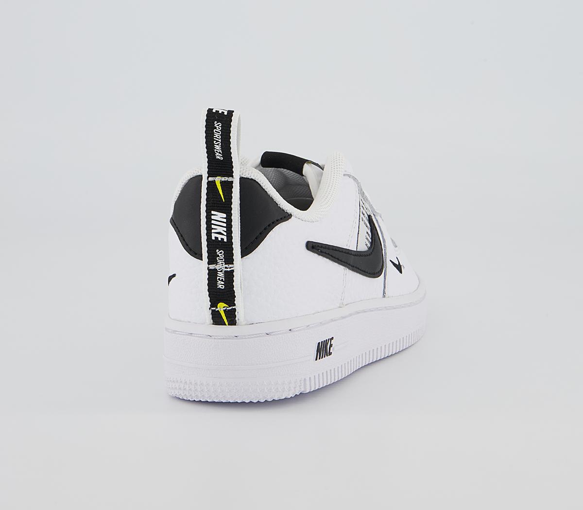 Nike Air Force 1 Ps Trainers Nike Air Force 1 Ps Trainers White White Black Tour Yellow