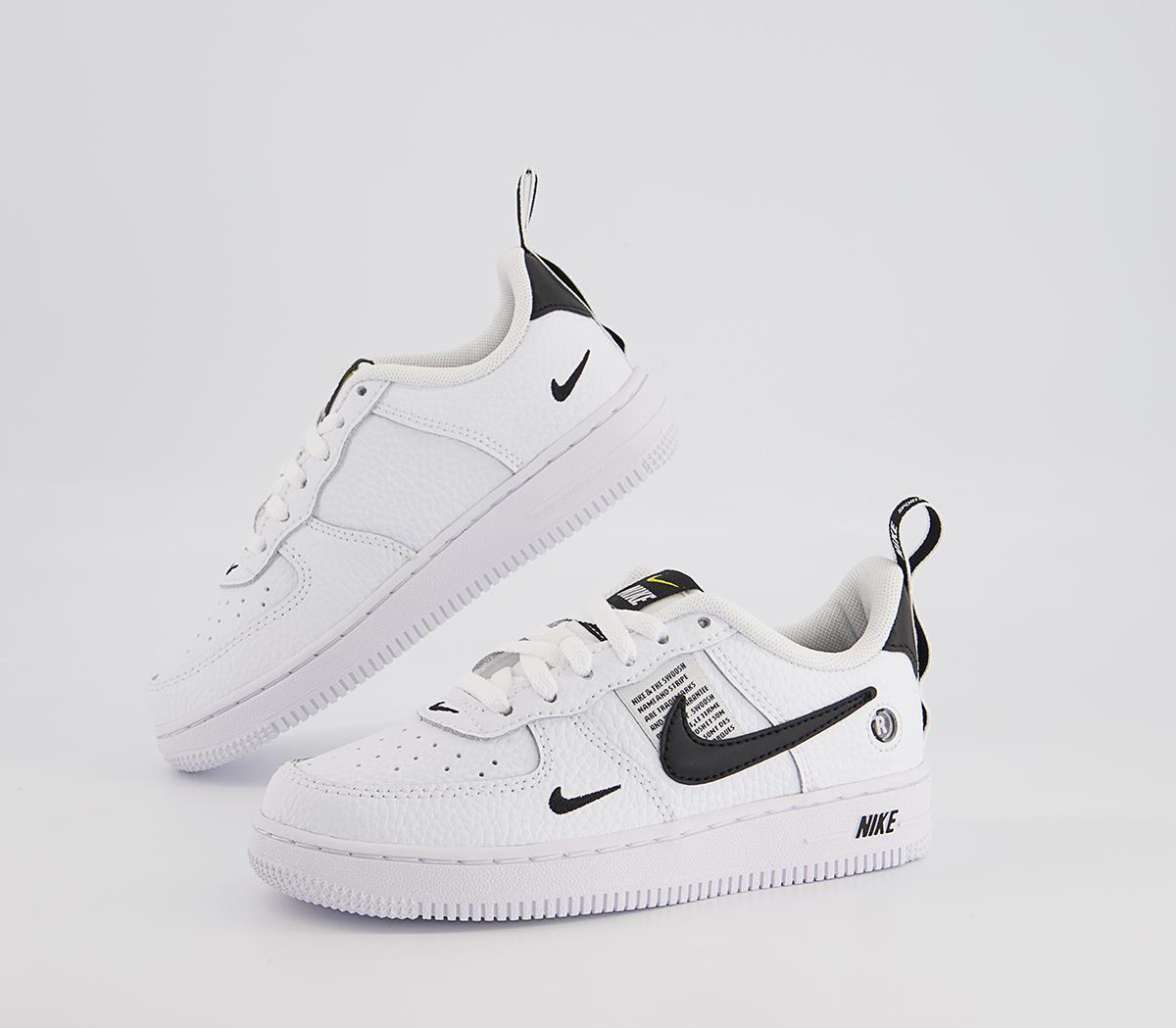 Nike Air Force 1 Ps Trainers Nike Air Force 1 Ps Trainers White White Black Tour Yellow
