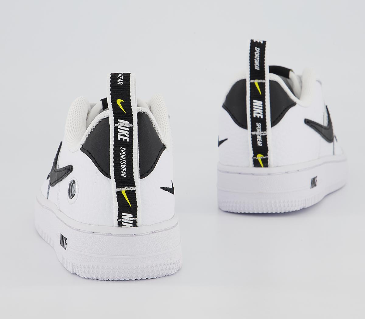 Nike Air Force 1 Ps Trainers Nike Air Force 1 Ps Trainers White White Black Tour Yellow