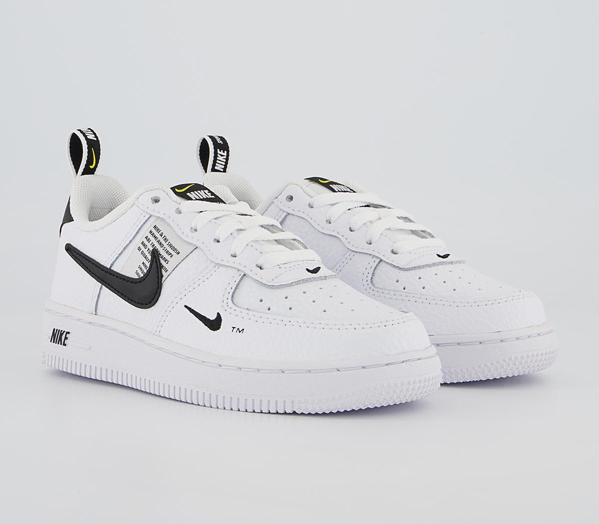 Nike Air Force 1 Ps Trainers Nike Air Force 1 Ps Trainers White White Black Tour Yellow