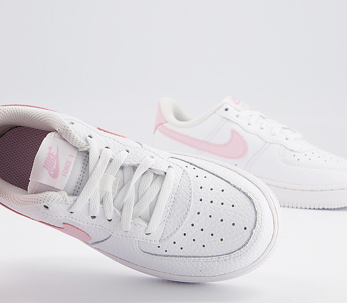 nike air force 1 junior pink tick