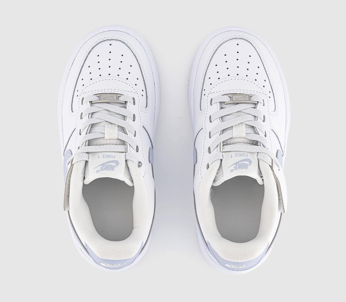 NikeAir Force 1 Kids Trainers NikeAir Force 1 Kids TrainersWhite Ghost