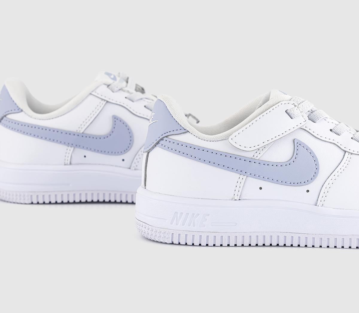 NikeAir Force 1 Kids Trainers NikeAir Force 1 Kids TrainersWhite Ghost