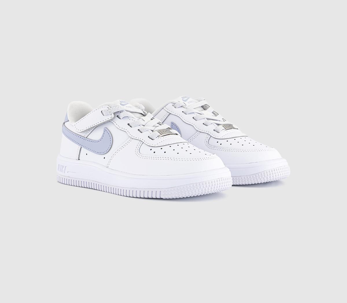 NikeAir Force 1 Kids Trainers NikeAir Force 1 Kids TrainersWhite Ghost