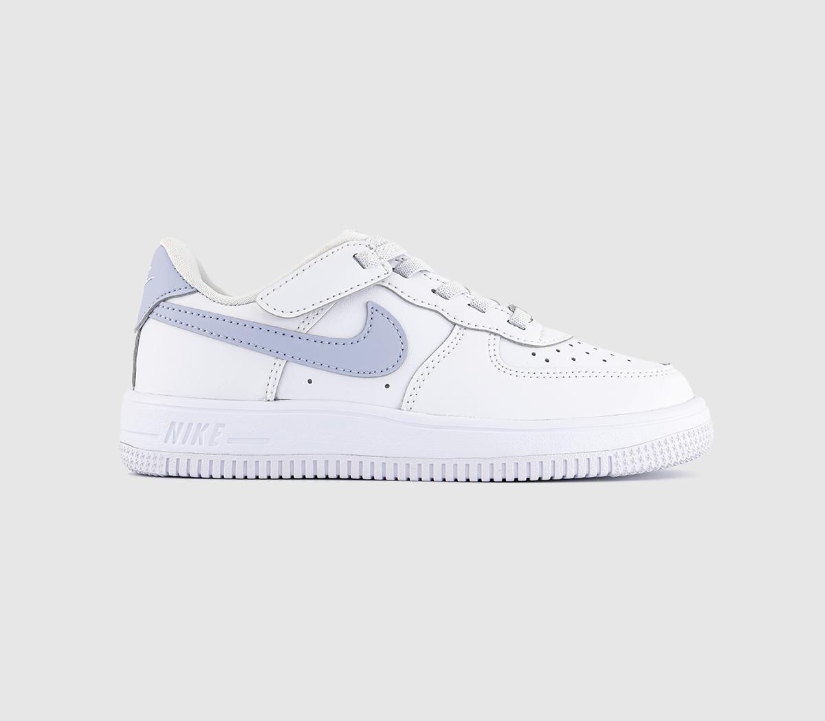 NikeAir Force 1 Kids Trainers NikeAir Force 1 Kids TrainersWhite Ghost