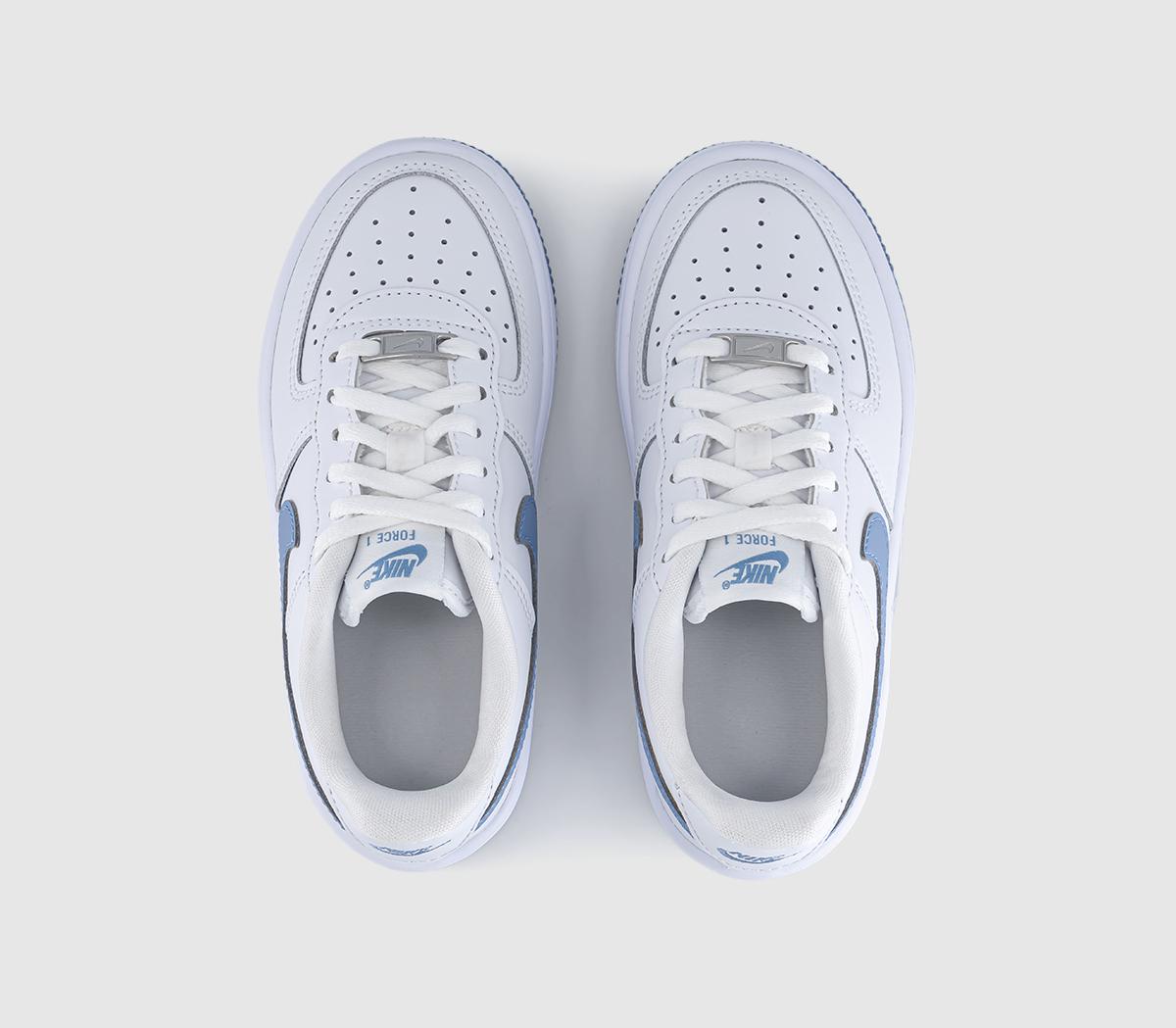 Nike Air Force 1 PS Trainers White Work Blue - Unisex