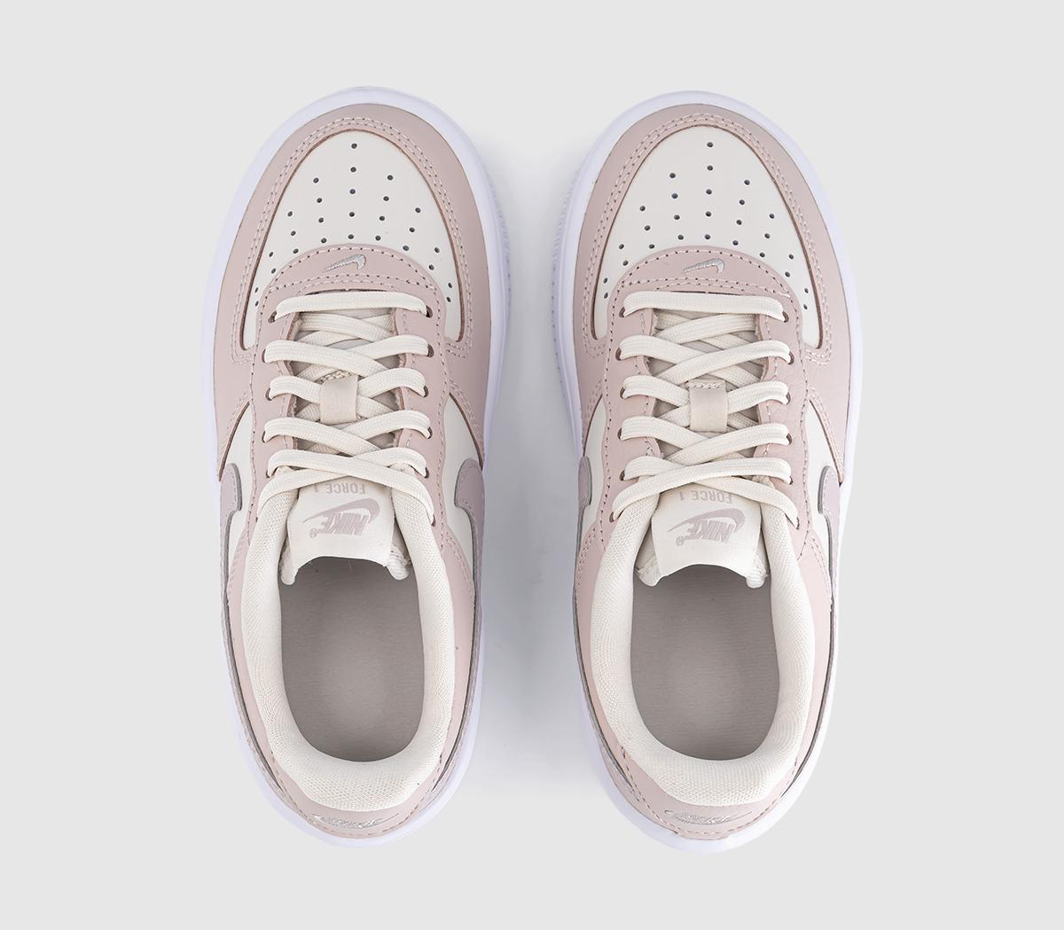 NikeAir Force 1 Kids TrainersPhantomplatinum Violetsilt Redwhite