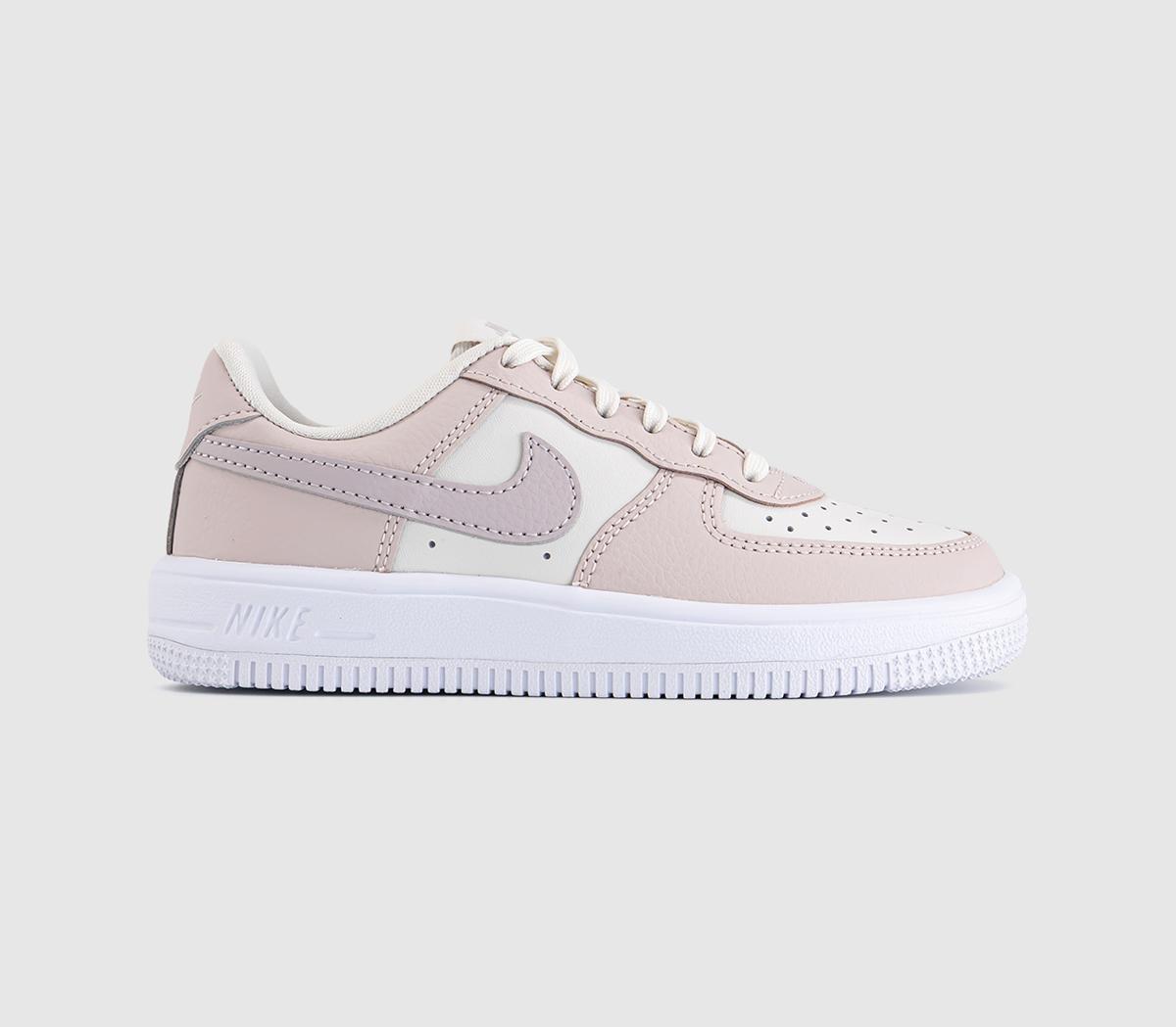 NikeAir Force 1 Kids TrainersPhantomplatinum Violetsilt Redwhite