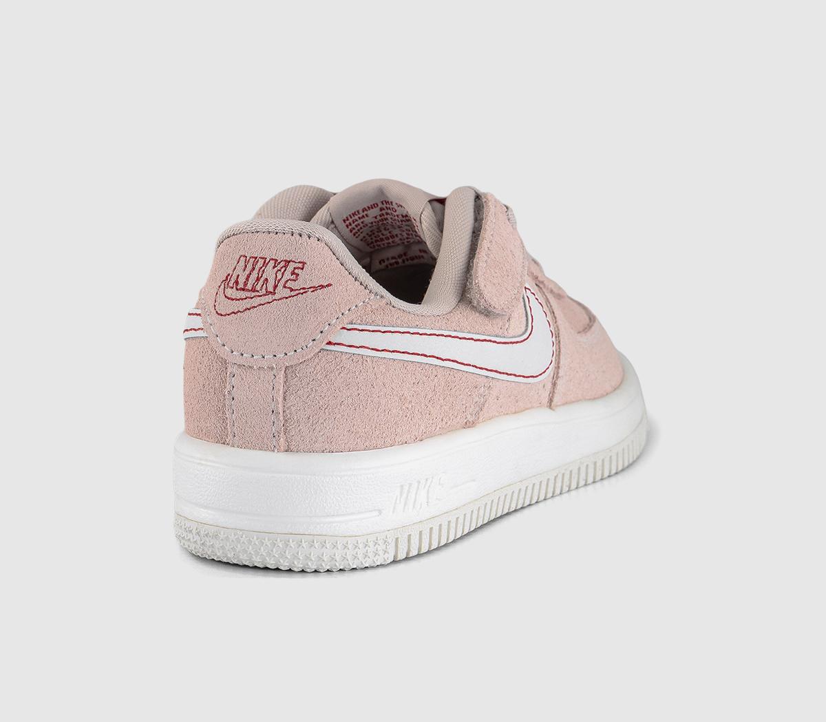 NikeAir Force 1 Youth TrainersSail Pink Red