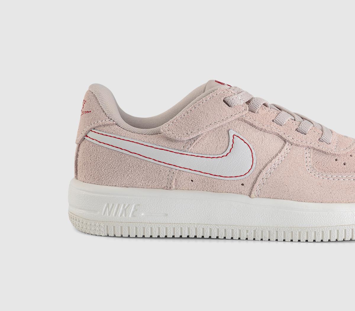 NikeAir Force 1 Youth TrainersSail Pink Red