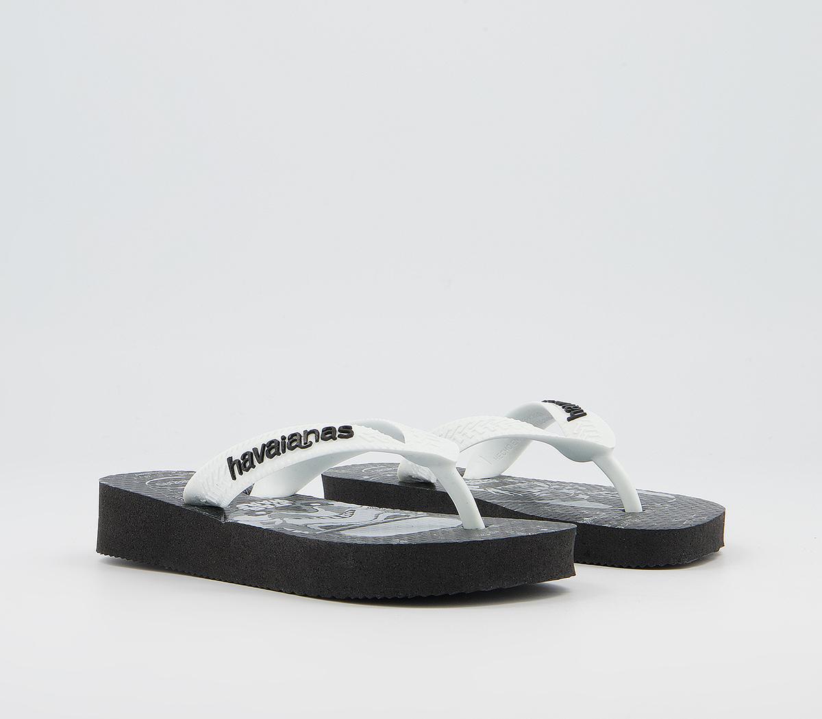Havaianas Kids Brasil Flip Flops Havaianas Kids Brasil Flip Flops Star Wars Black White