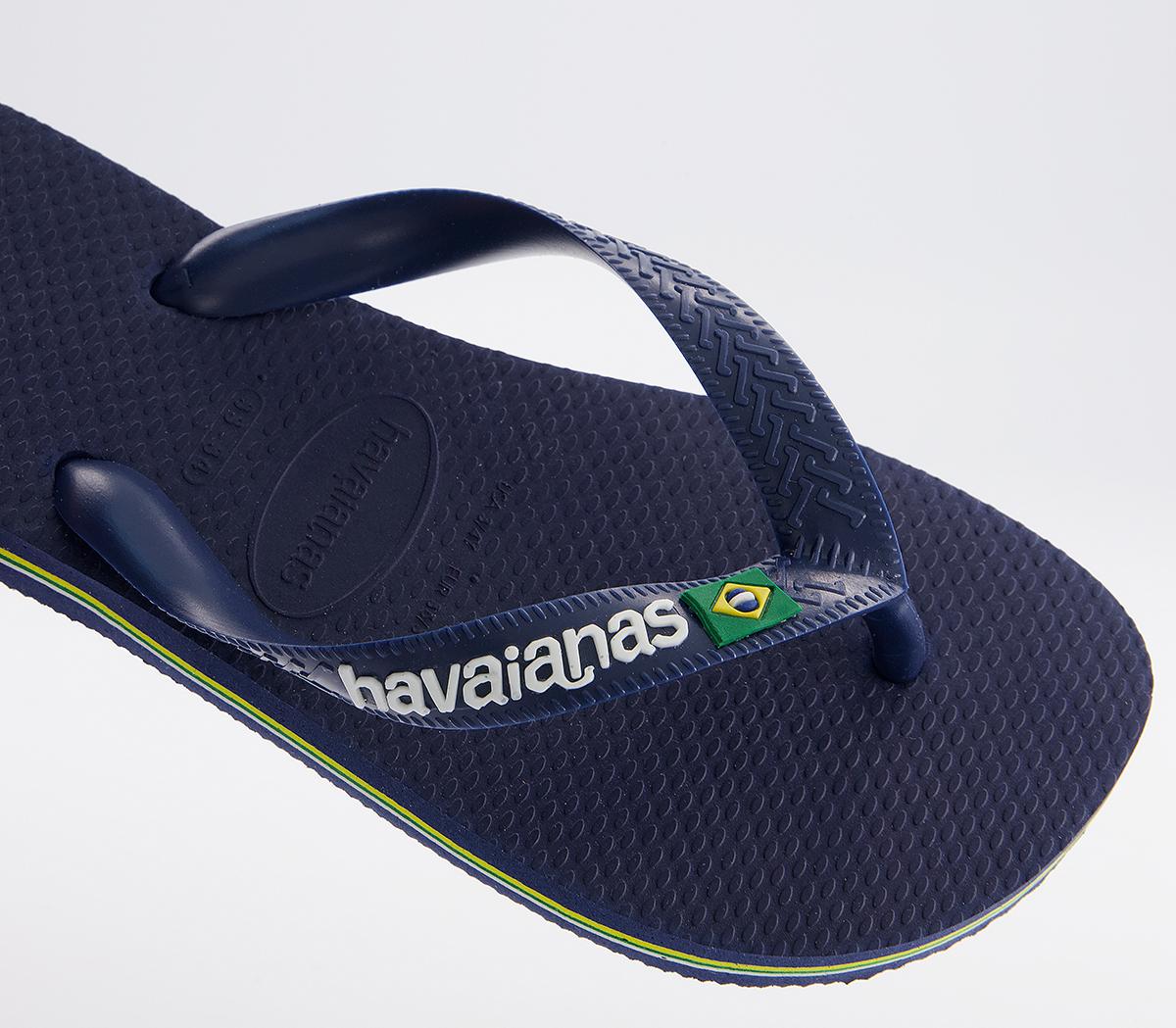 HavaianasKids Brasil Flip FlopsNavy Blue