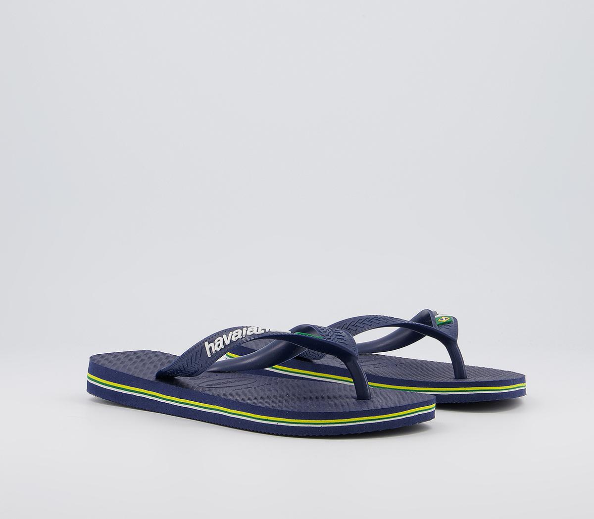 Havaianas Kids Brasil Navy Blue Kids, 10/11 Youth
