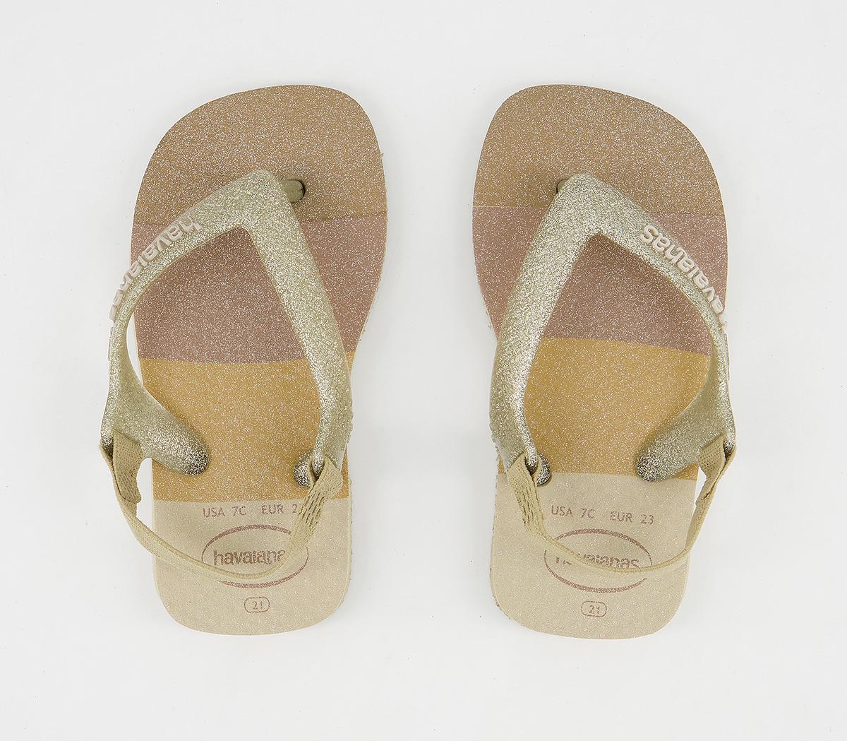 Havaianas Baby Brazil Flip Flops Havaianas Baby Brazil Flip Flops Sand Grey Palette Glow