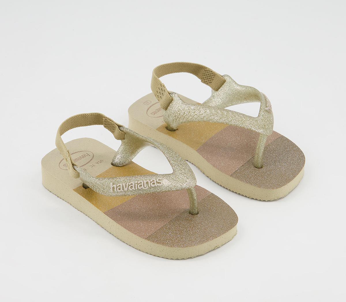Havaianas Baby Brazil Flip Flops Havaianas Baby Brazil Flip Flops Sand Grey Palette Glow