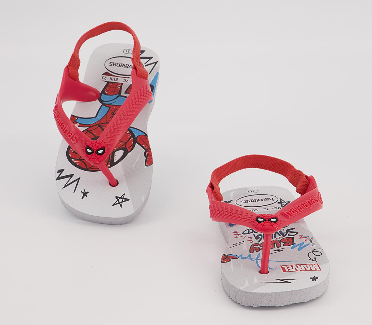 Havaianas Baby Brazil Flip Flops Havaianas Baby Brazil Flip Flops Spiderman Ice Grey