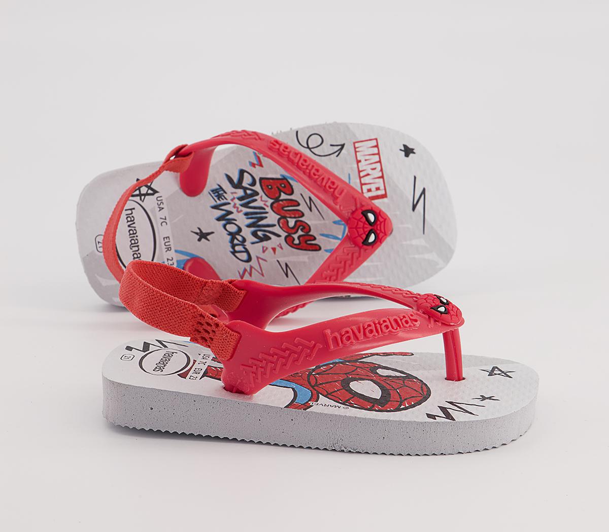 Havaianas Baby Brazil Flip Flops Havaianas Baby Brazil Flip Flops Spiderman Ice Grey